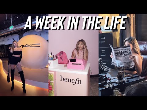 A Week In My Life | influencer beauty events , product launches , friends