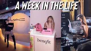 A Week In My Life | influencer beauty events , product launches , friends