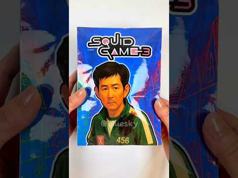 Squid game 3 game book  오징어게임 3  #squidgame #gamebook #papercraft #squishy  #asmr