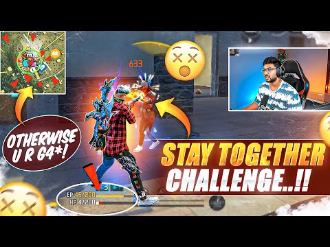 Stay Togther Challenge With Munna Bhai In FF For Booyah Went Crazy 🤣 - FreeFireTelugu - MBG ARMY