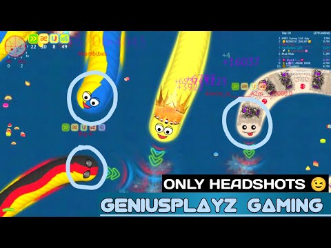 😱 WORMATE.IO ONLY HEADSHOTS 🐍 THE BEST EPIC HEADSHOTS ⚡ AMAZING GAMEPLAY 🕹️ #wormateio #snakegame