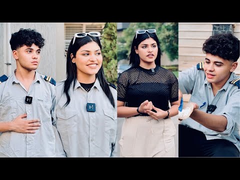 شوفو عشان معاها فلوس بتقول لفرد الامن اطلع معايا البيت جاي بفيلم ( بنت الاكابر والامن )#ميجو