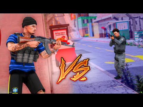 GTA V - POLICIA VS LADRÃO - A VITORIA SEMPRE CHEGA!!