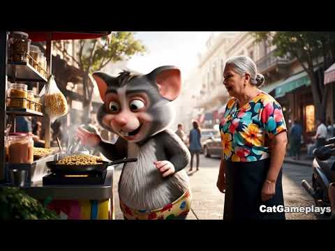 LA VIDA DEL GATO TOM (CAPITULO 5) "PRIMER TRABAJO DE TALKING TOM"