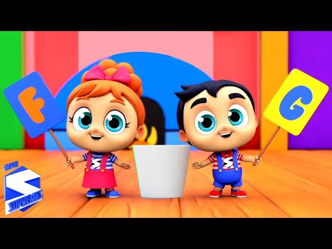 The Sound That the Letter Make, अक्षर ध्वनियाँ, Green Veggies Song + Top Songs for Babies