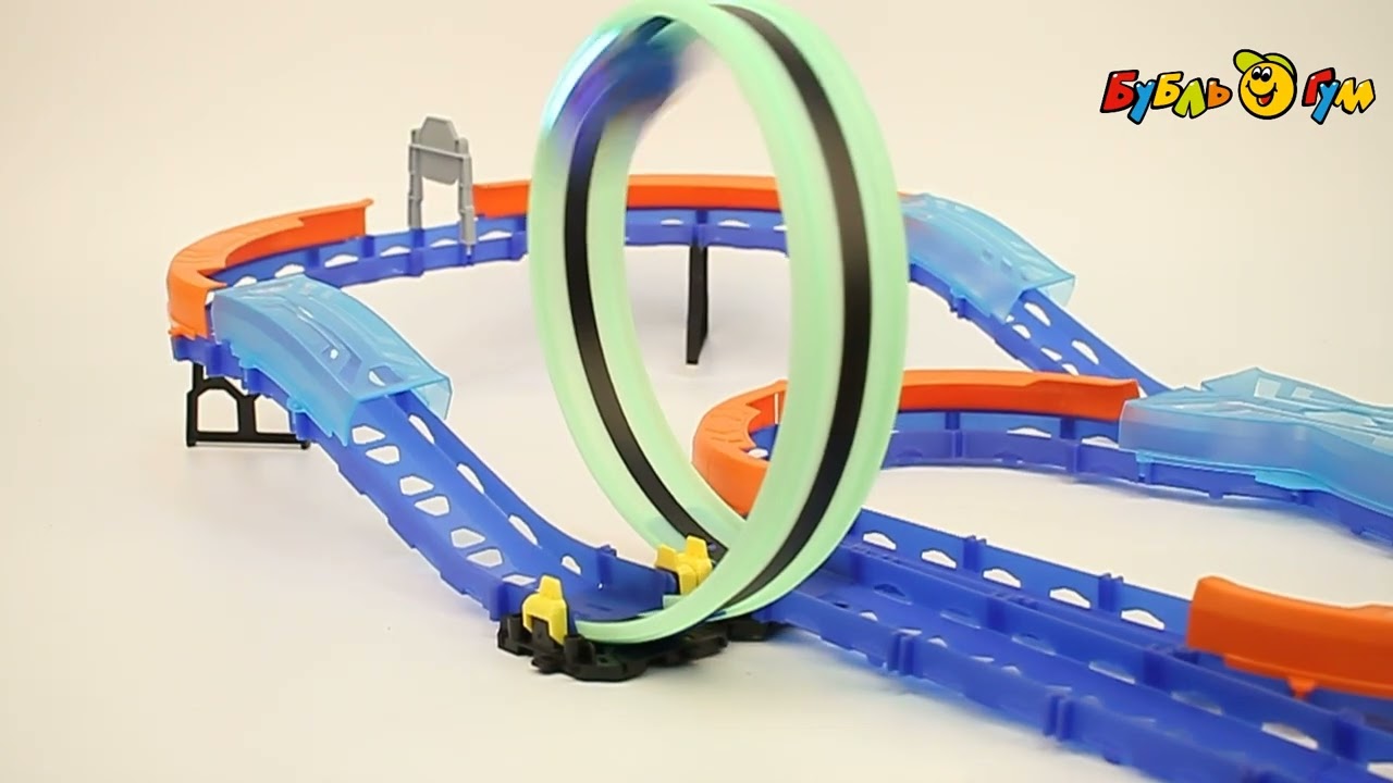 Трек Lanson Toys NEOTRACK светящийся с машиной 57дет с 3лет - видео