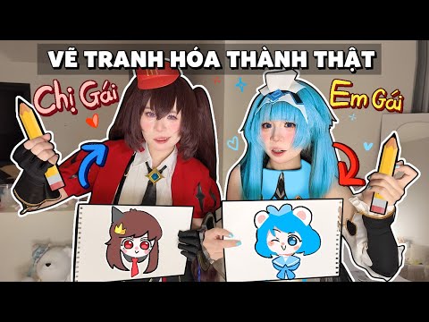 Simmy và Sammy Thử Thách "Vẽ Tranh Hóa Thành Thật" Trong Roblox ️🎨⁉️