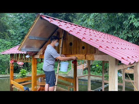 Coloring a happy life in the mountains: Enjoy fresh coconut together, DAU beautifies the new room