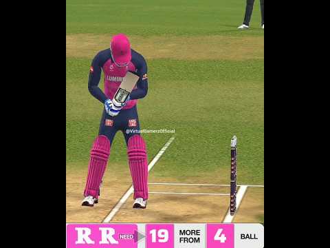 Thrilling Chase Ahead? RR in Action!" / Real Cricket 24