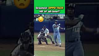 The TORQUE on this Bo Jackson swing! 😤