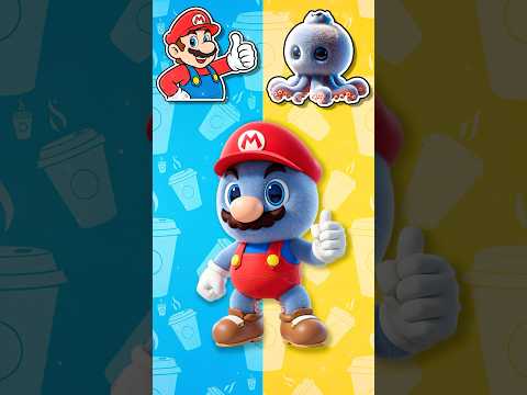 #cartoon #marioart #brainrot #funny #nintendo #cute #supermario #ballerinacappuccina #