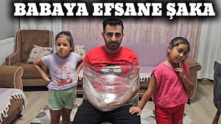 Kızlarla Babayı Şakaladık.5 bintl Ödüllü Oyun Oynadığımızı Sandı.Ama Ona Kışkırtma Yaptık!!!