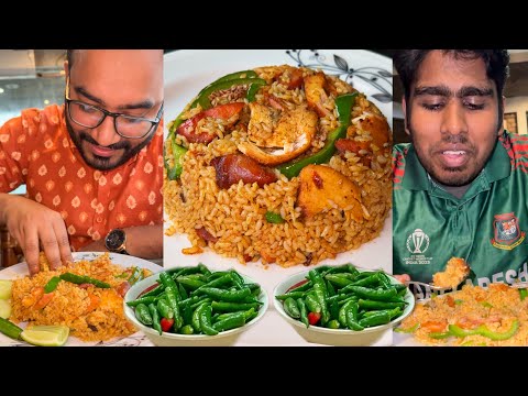 Eating Chicken Tikka Biryani at Sreemangal Kutum Bari Restaurant