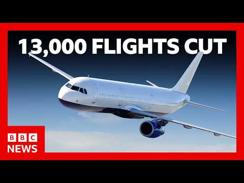 YouTube video thumbnail: Airlines cut 13,000 Flights in May as jet Fuel Prices Soar 