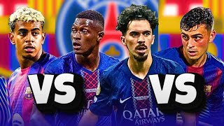 Barcelona vs PSG | Champions League 2025 Matchday 2 Preview | Yamal vs Nuno Mendes, Lewandowski 
