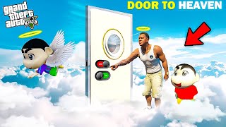 Franklin Shinchan & Doraemon Found Secret Door To Heaven in GTA 5 | Telugu