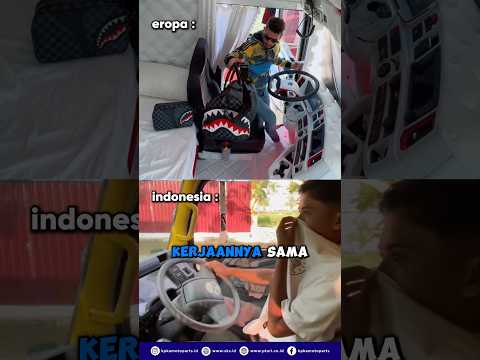 Supir truk Indonesia vs Eropa