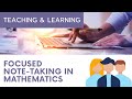 Focused Note-Taking Strategies