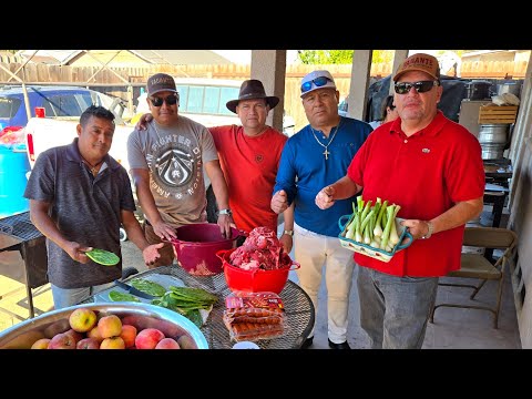 Haremos Carne Asada Con unos Ricos Nopales y salsa de Molcajete y una calientitas