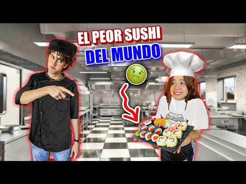 Mi novia hizo EL PE0R SUSHI DEL MUNDO! 🤢 - 🍣 | El Chef Paulino