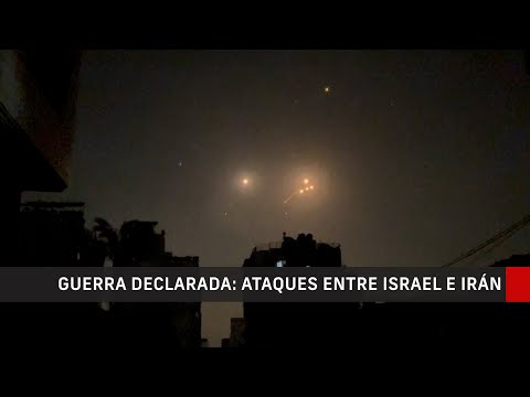 Guerra declarada. Después de los ataques de Israel, Irán lanzó cientos de misiles como contraataque