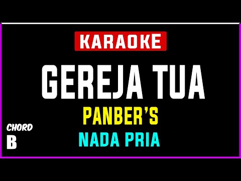 Gereja Tua - KARAOKE HD || Panber's - Nada Pria