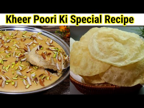 Rajab Special Kheer Poori Recipe | Bazar jesi kheer poori ki recipe by Tasty Food With Maria