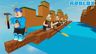 AKU BERHASIL BUAT PERAHU PAJU JALUR TERPANJANG 1.000 ORANG PENDAYUNG PECAHKAN REKOR DUNIA ROBLOX!!