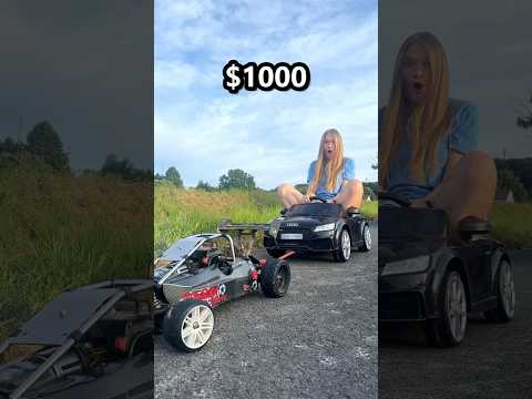 $5 vs $1000 RC vs GIRL in CAR 😳🔥