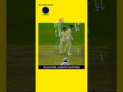 David Warner vs Shaheen shah Afridi funny movement #cricket #shorts