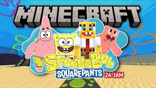 24 Jam Menjadi Spongebob Di Minecraft