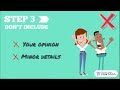 Objective Summary Techniques in Writing
