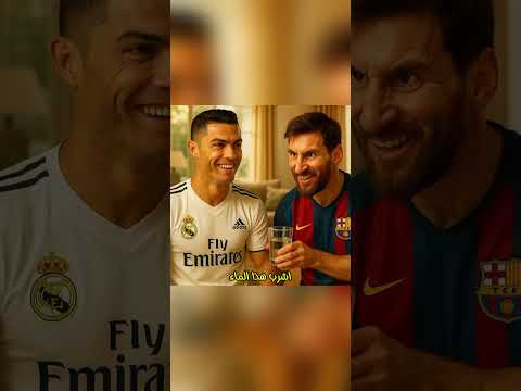 النودلز الحار 🔥🍜 | شوفوا رد فعل رونالدو 😢 #ضحك #رونالدو #ترفيه #ميسي