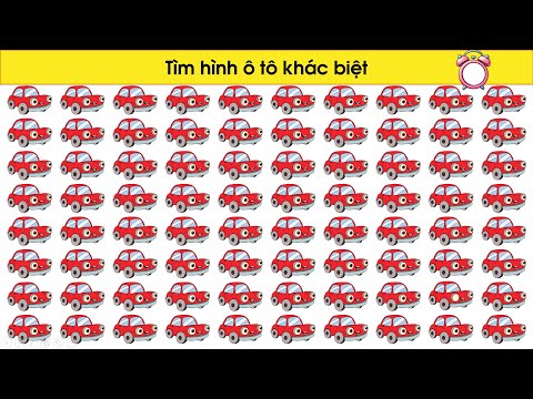 Tìm hình khác biệt nhất | Thử tài tinh mắt cho Bé | Bé yêu tinh mắt