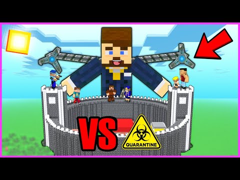 KARANTİNA GÜVENLİ KALE VS MUTANT ÖMER!😱 - Minecraft