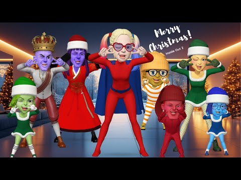 Inside Out 2: Emotions Dress Up for the Ultimate Christmas Party!