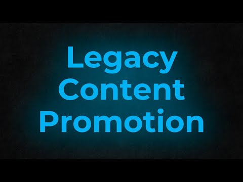 Legacy Content Promotion (Up to 80% OFF)