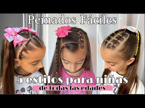 5 Peinados Fáciles y Originales para Niñas de Todas las Edades