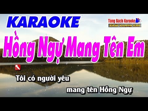 Hồng Ngự Mang Tên Em Karaoke 123 HD – Nhạc Sống Tùng Bách