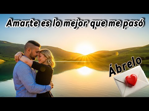 "Te escribo esto porque amarte se me desborda ❤️" Poemas/Mensaje de amor.