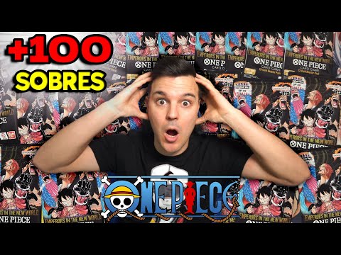 ABRIENDO + 100 SOBRES! NUEVA COLECCIÓN ONE PIECE OP09 FOUR EMPERORS