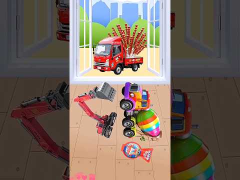 ছোট বেকো গাড়ি চকলেট নিয়ে ঝগড়া করলো 😰 #cartoon #short
