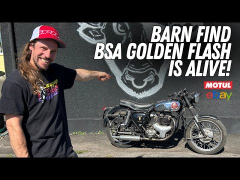 BARN FIND BSA GOLDEN FLASH | GETTING IT BACK ON THE ROAD