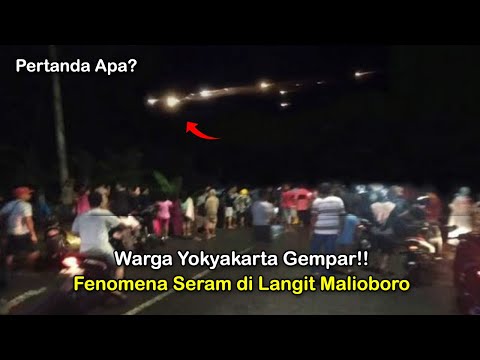 Warga Jogja Heboh! Bintang Berjalan Melesat di Langit Malioboro! Fenomena Alam