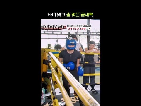 외국 복싱 선수의 엄청난 타격감 ㄷㄷ #무쇠소녀단2