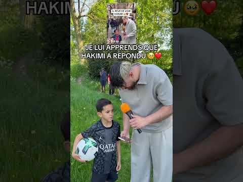 Hakimi lui a répondu 🥹❤️