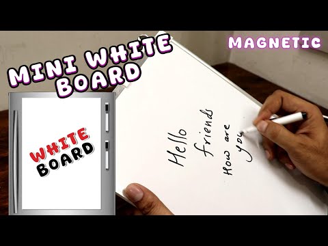 Magnetic White Board Reusable | Marker Pens | School Stationery | Gadgets | Slate | Writing Pad