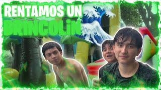 RENTAMOS UN BRINCOLÍN DE AGUA Y ESTO SUCEDIÓ | El Chore Salado