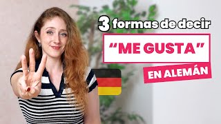 👍 CÓMO decir "ME GUSTA" en ALEMÁN 🇩🇪 como un NATIVO