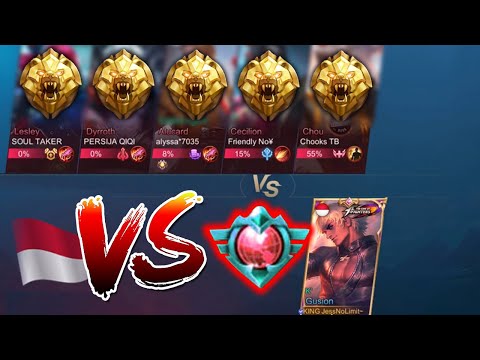 1 Top Global VS 5 Orang Master - Mobile Legends